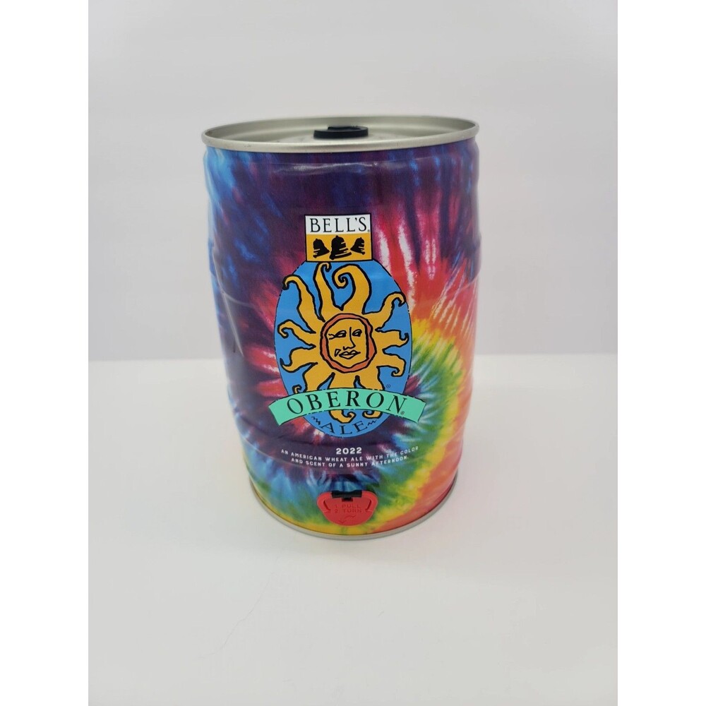 Bell's Oberon Ale 2022 Mini Keg Can 1.32 Gallon Beer Michigan EMPTY Collectible